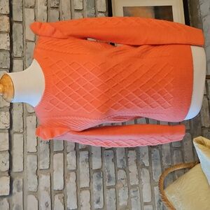 Talbots Coral Sweater P